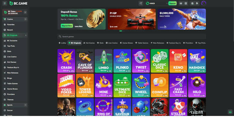 Casino de Criptomonedas BC.Game Una Nueva Era en el Juego en Línea